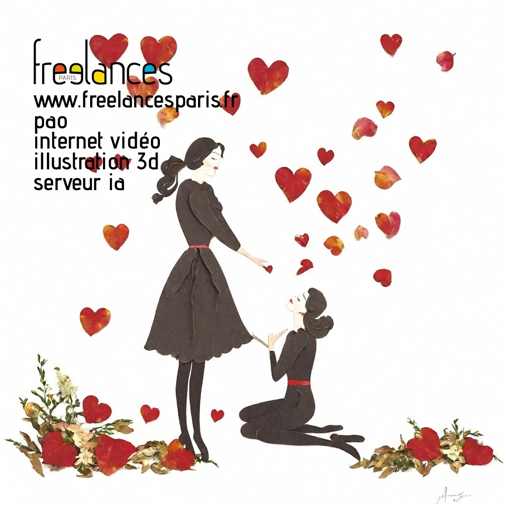 Pao mise en page internet vidéo illustration 3d serveur IA générative AI freelance paris studio de création magazines yrwceg90